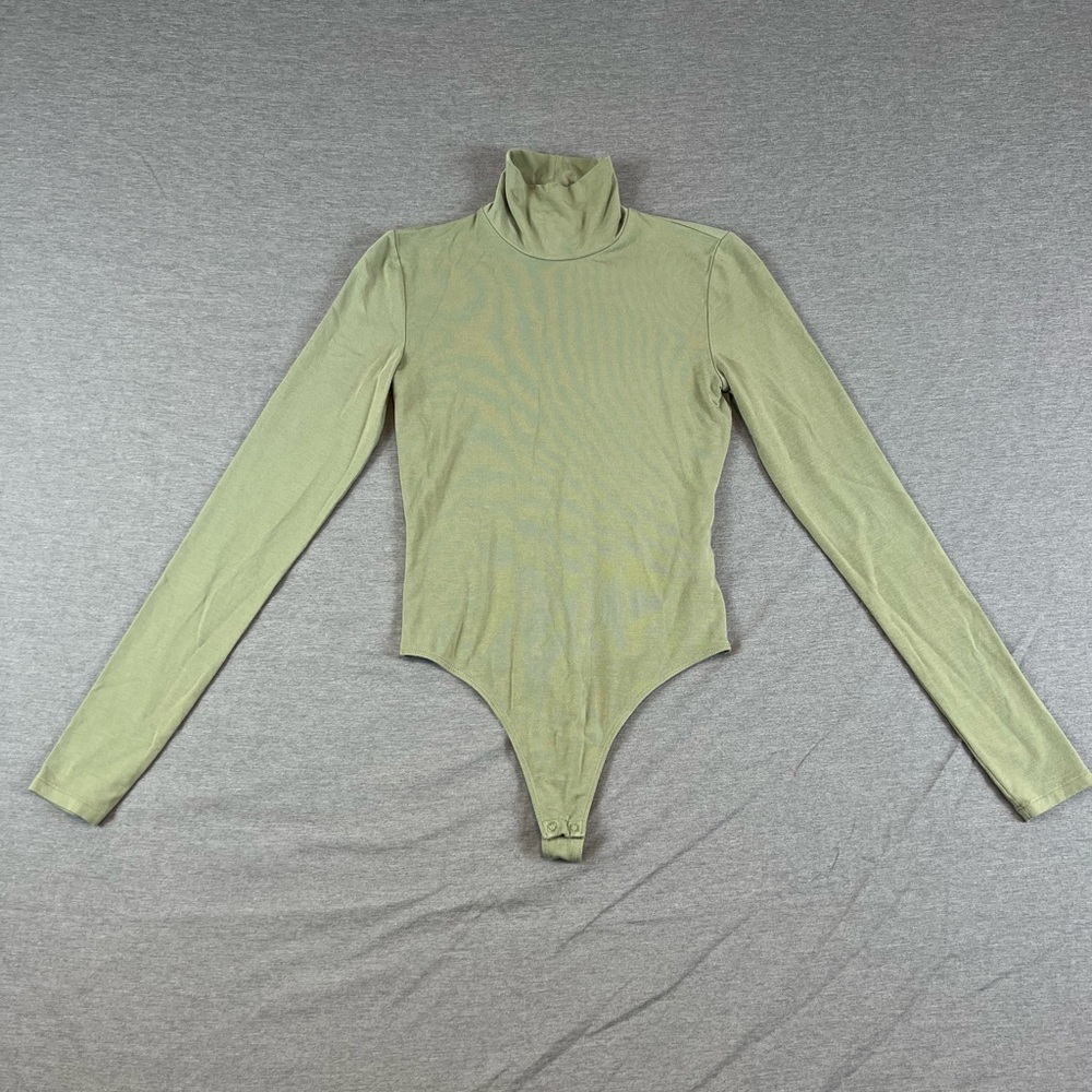Wilfred Green Bodysuit with Mock Turtleneck